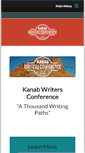 Mobile Screenshot of kanabwritersconference.com